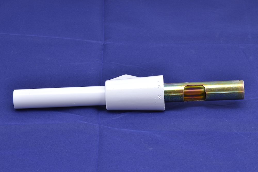 NIP Handlebar Gear Change tube Ø 24 mm, L 277 mm for Vespa 50/90 3 strokes 1977 - 100% Made in Italy
