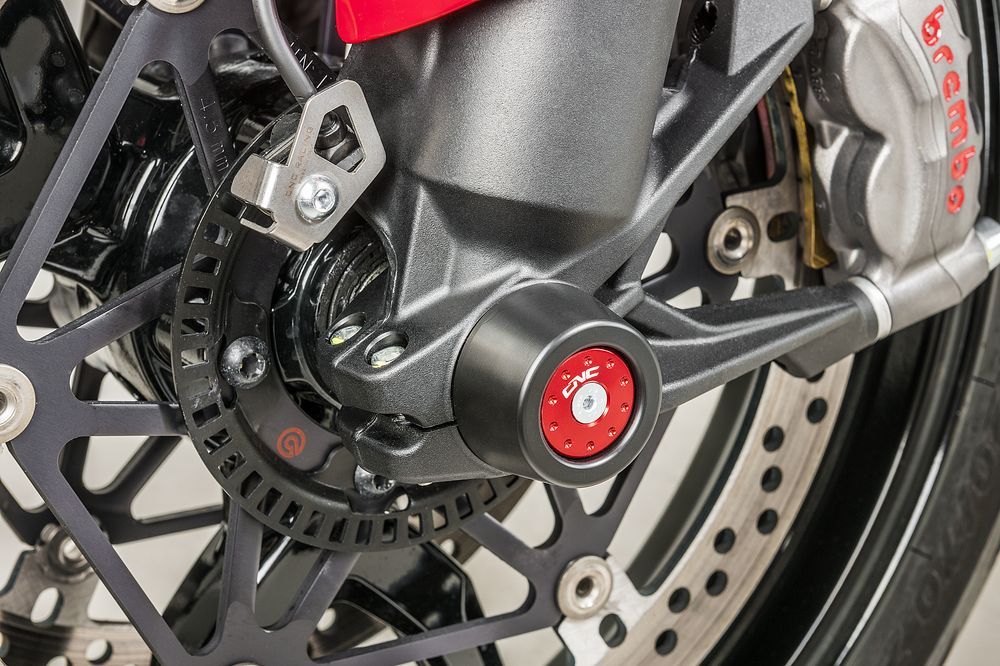 CNC Racing Protezione nera per sensore ABS per Ducati 1200 Enduro