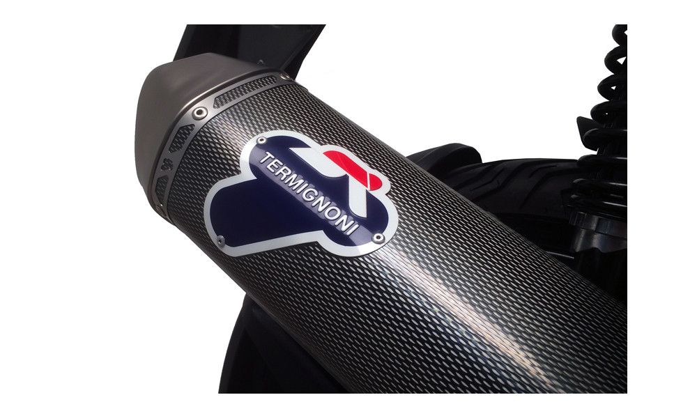Silencer Termignoni Relevance carbon look for Aprilia SR MAX 125/300