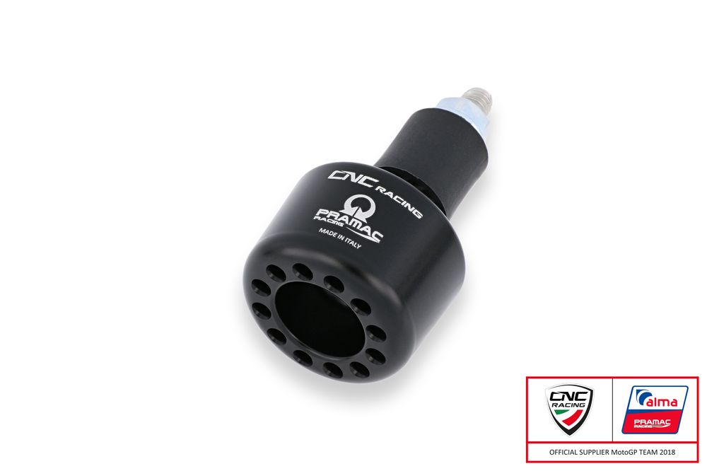 CNC RACING CONTRAPESO DE MANILLAR NEGRO PRAMAC RACING CAPONORD 1200