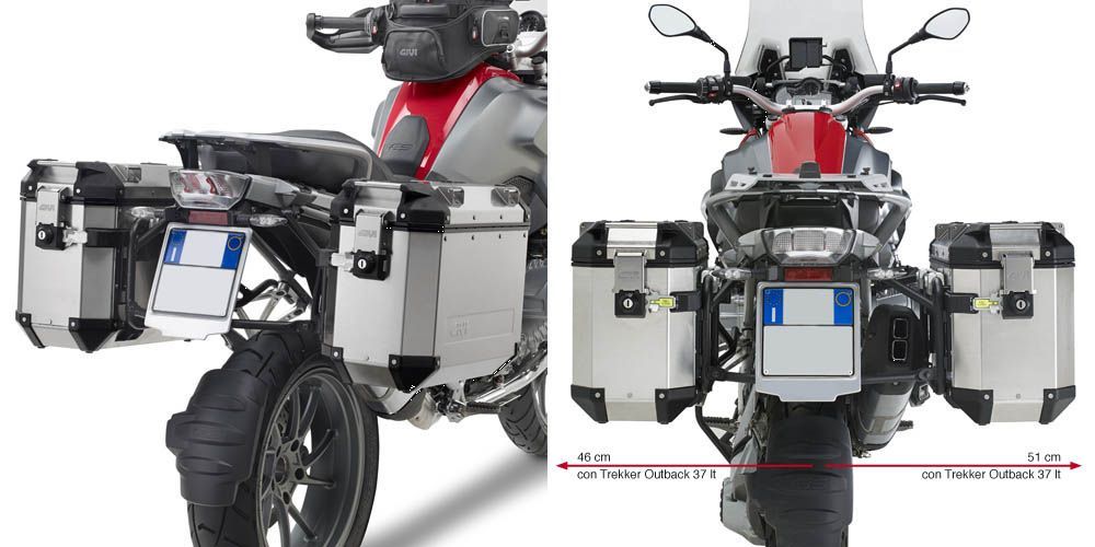 Side case holder Givi for Trekker Outback BMW R 1200 GS Adventure 