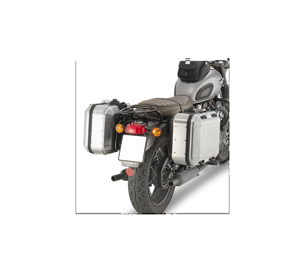 Portavaligia laterale Monokey Givi per Triumph Bonneville t120
