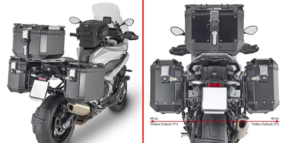 Givi Stahlrohr-Seitenkofferträger PL ONE-FIT für Trekker Outback Monokey CAM-SID