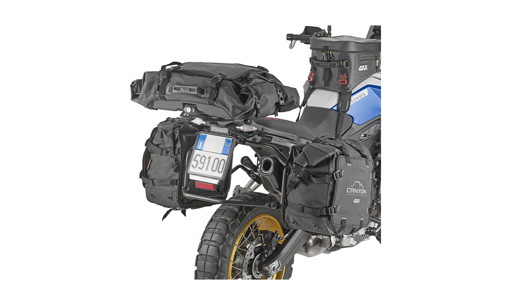 Portavaligie laterale Givi specifico PL ONE-FIT per BMW F 900 GS