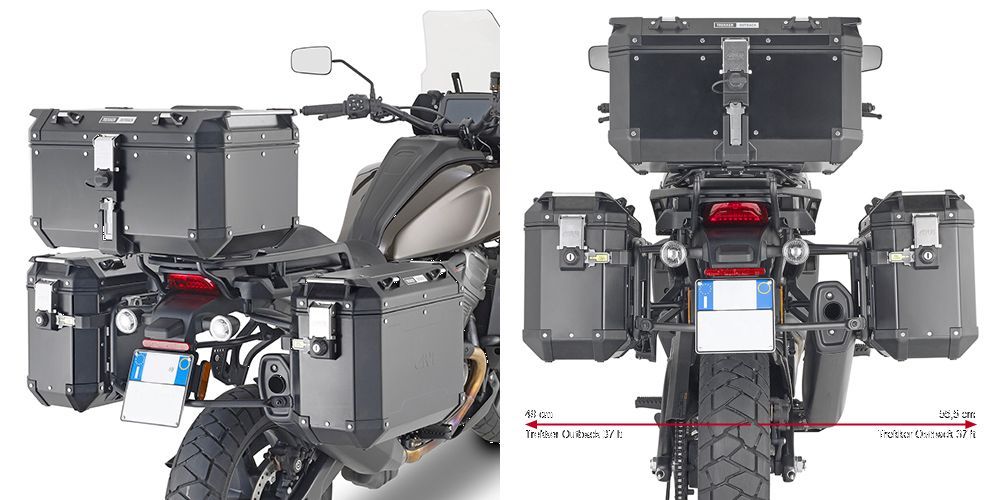 Givi Supports latéraux valise PL ONE-FIT Trekker Outback Monokey CAM-SIDE 