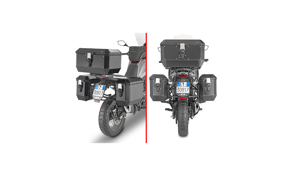 Portavaligie laterale Givi PL one-fit neutro Moto Morini X-cape 649