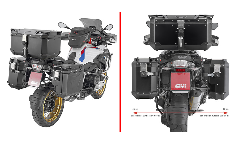 Pannier holder PL ONE-FIT Givi for BMW R 1200/1250 GS Adventure