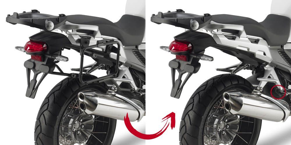 Side case holder Givi for Honda Crosstourer 1200
