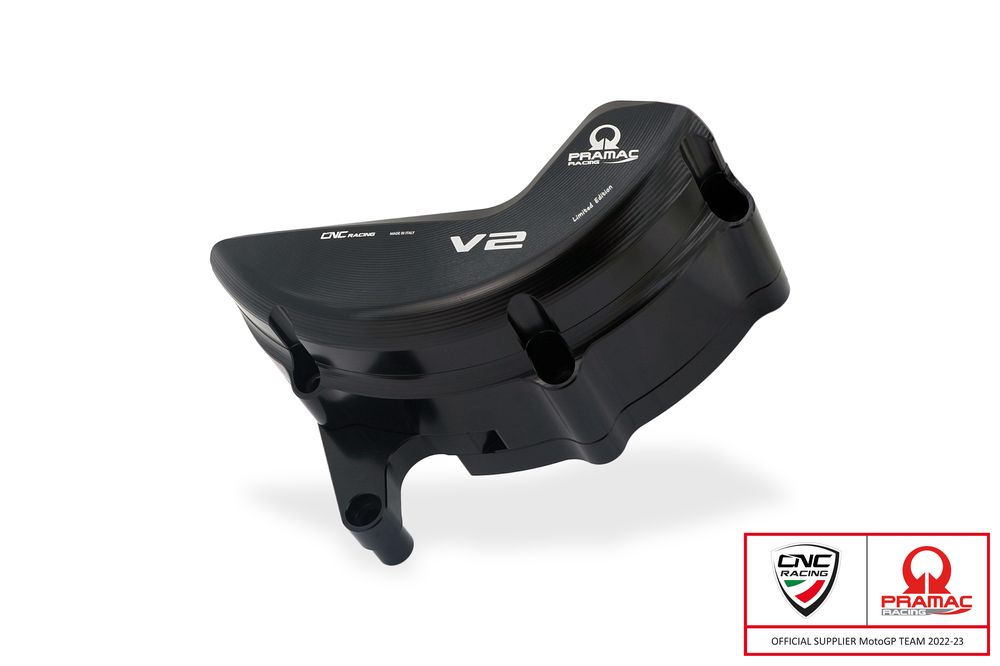 CNC RACING PROTECTOR CÁRTER DEL ALTERNADOR PRAMAC RACING STREETFIGHTER V2