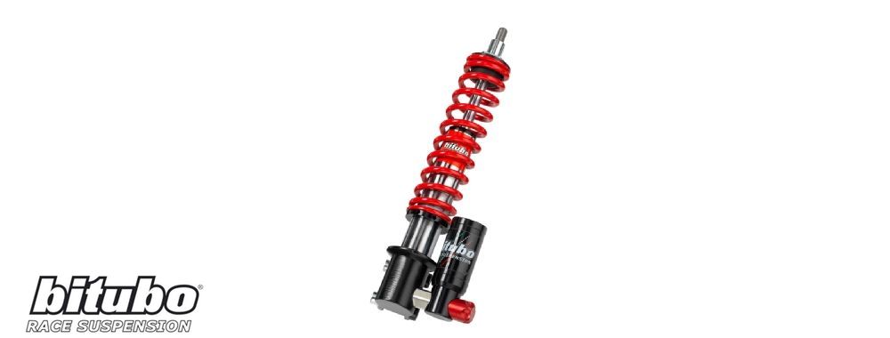 Bitubo ammortizzatore posteriore scooter rosso/grigio Gilera storm 50