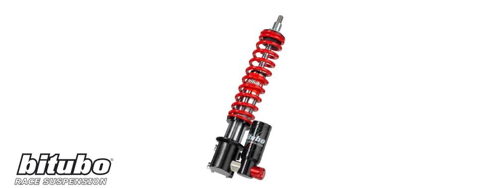 BITUBO MONO SHOCK ABSORBER SINGLE CHAMBER RED COLOR PIAGGIO VESPA ET2 50