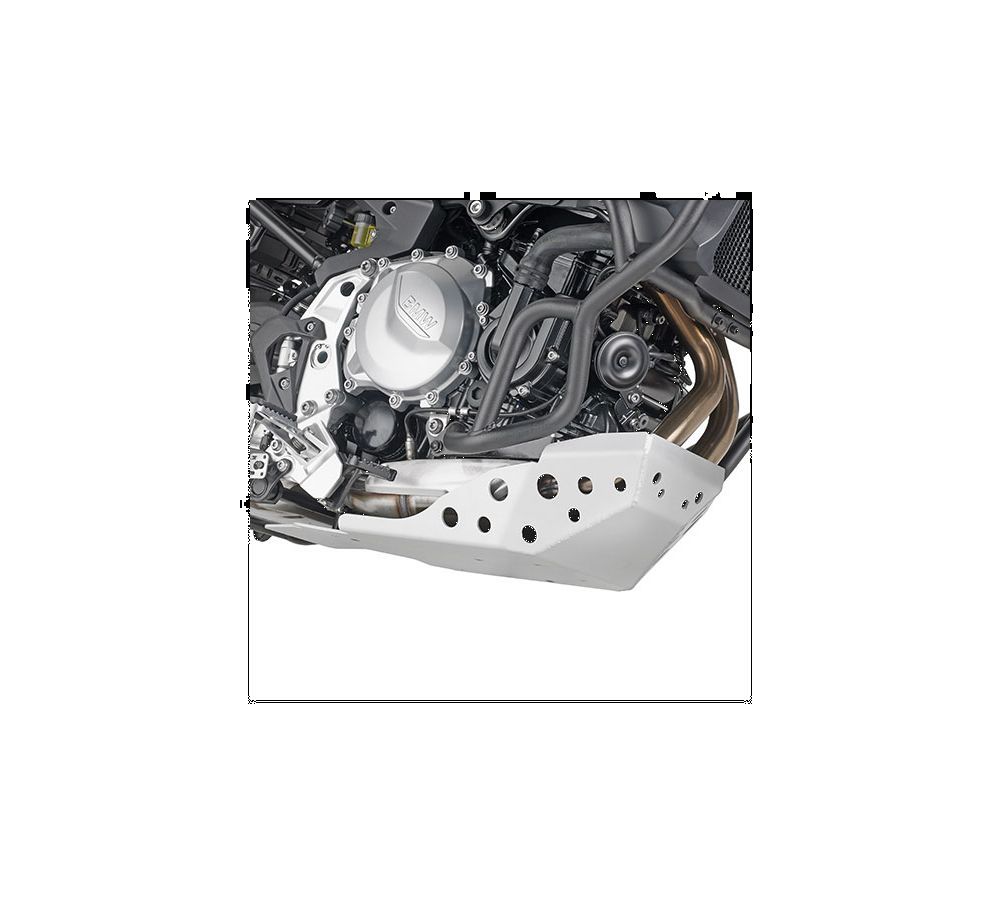 Givi Cubrecarter específico en aluminio satinado y anodizado para BMW F 750 GS (18 > 20), F 750 GS (21), F 850 GS (18 > 20), F 850 GS (21)