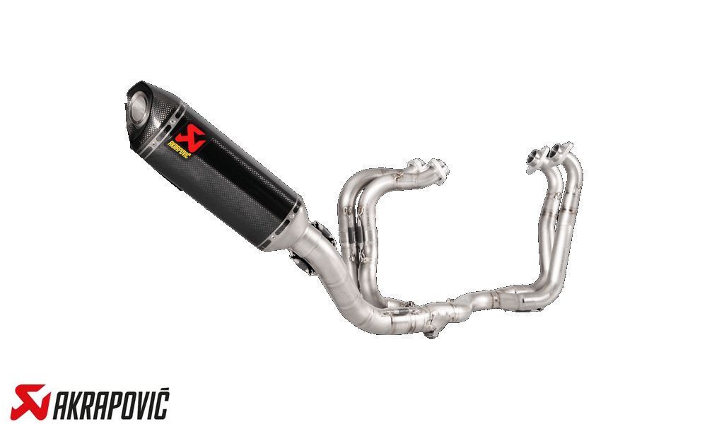 Akrapovic Ligne complète Evolution carbon, non homologué pour Aprilia RSV 4