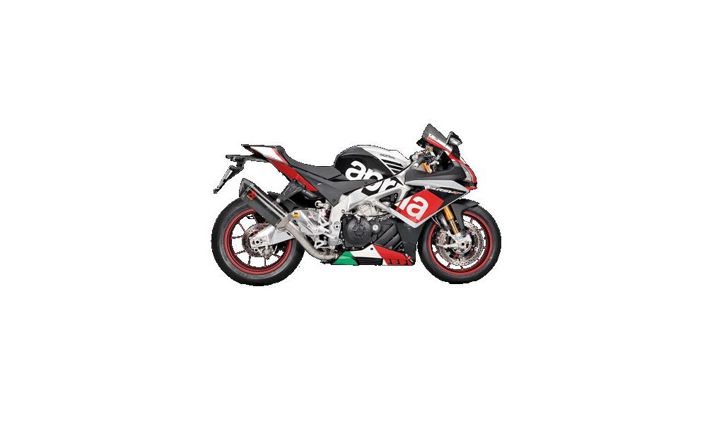 Akrapovic Ligne complète Evolution carbon, non homologué pour Aprilia RSV 4