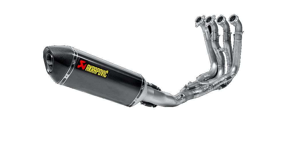 Akrapovic marmitta racing line in carbonio collettori inox bmw s 1000 r