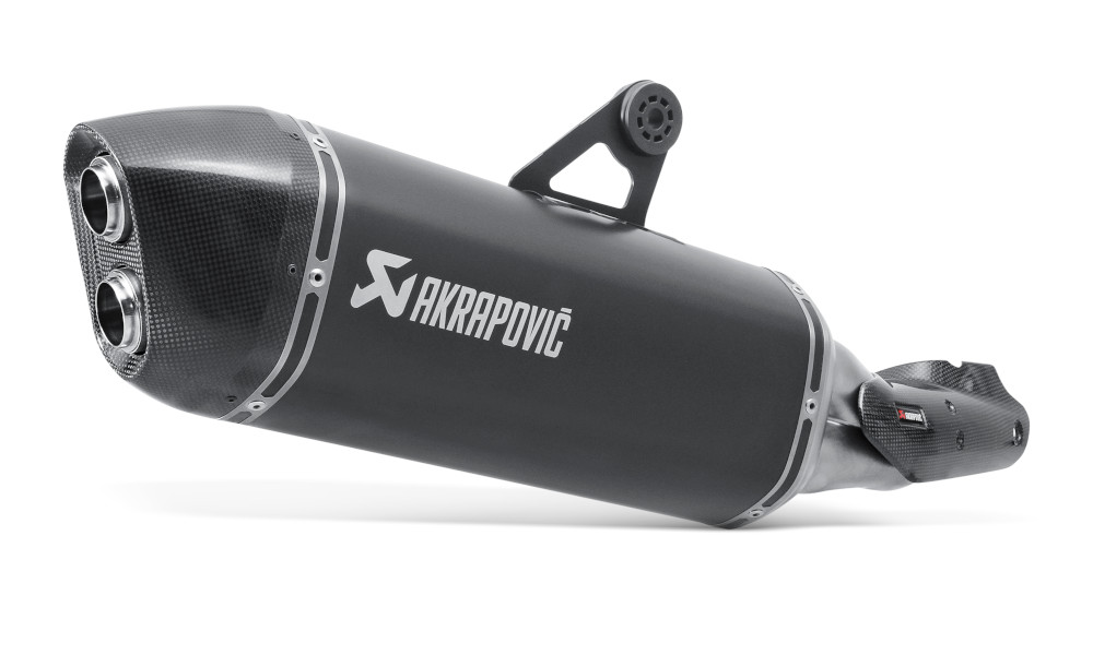 Marmitta nera akrapovic omologata BMW r 1200 gs