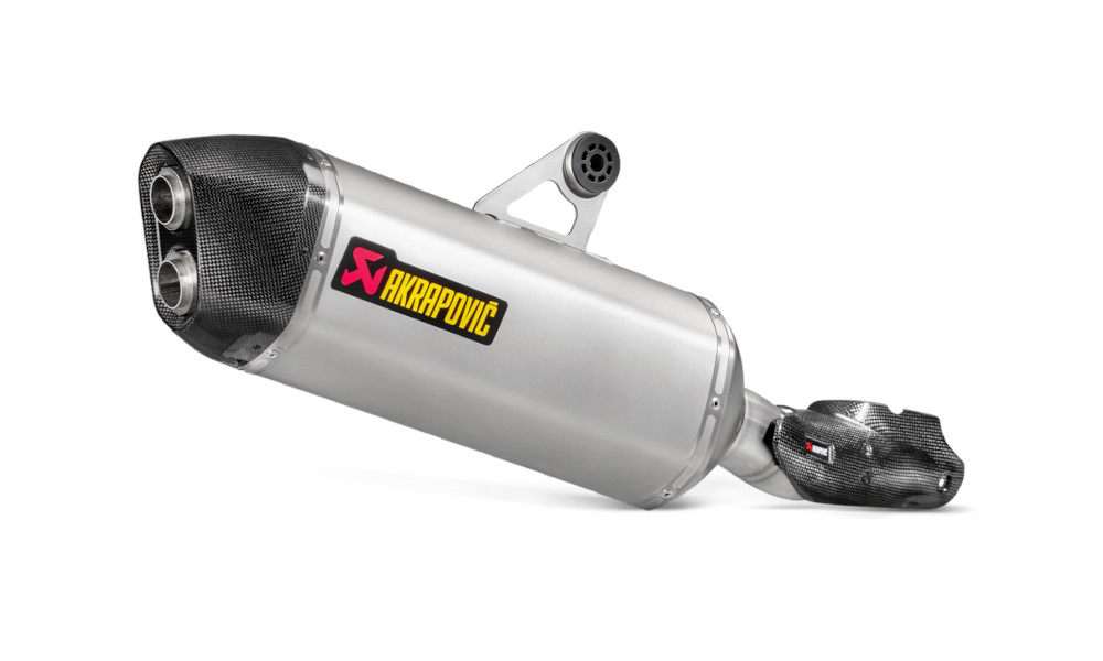 Marmitta akrapovic titanio omologata e4 bmw r 1200 gs