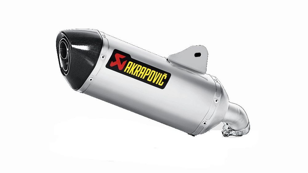 AKRAPOVIC SILENCER STAINLESS STEEL CARBON END CAP APPROVED BMW C 650 GT
