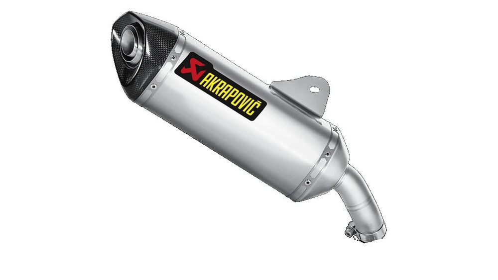 AKRAPOVIC SILENCER STAINLESS STEEL CARBON END CAP APPROVED BMW C 600 SPORT