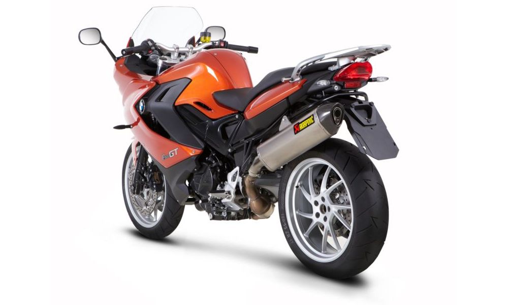 Akrapovic Echappement ligne Slip on enveloppe en Titane, flasque en Carbone, homologué pour BMW F 800 GT,F 800 R