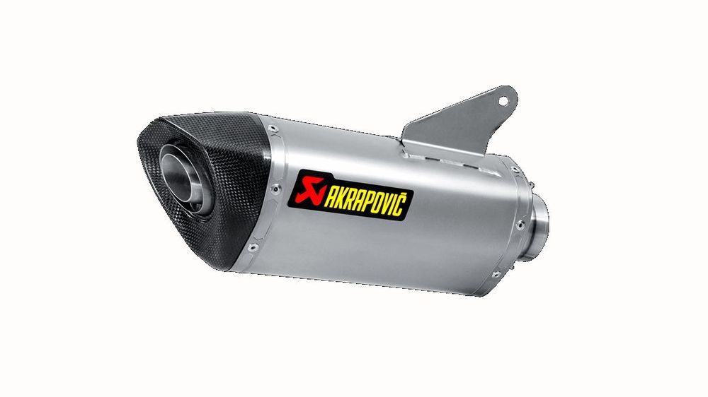 Akrapovic terminale titanio non omologato per hypermotard hyperstrada