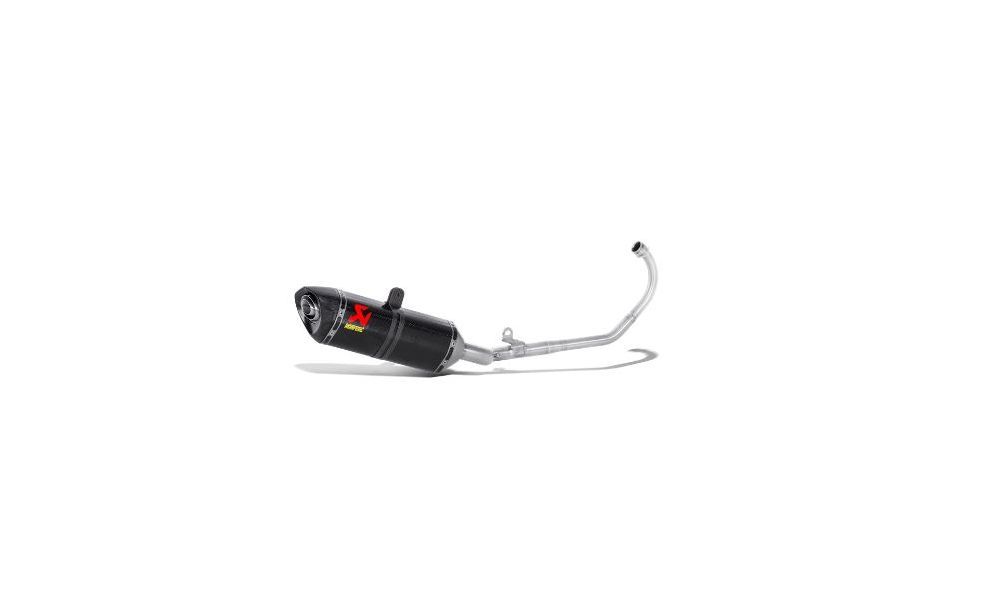 Akrapovic sistema scarico completo carbonio on omologato honda cbr 125 r 