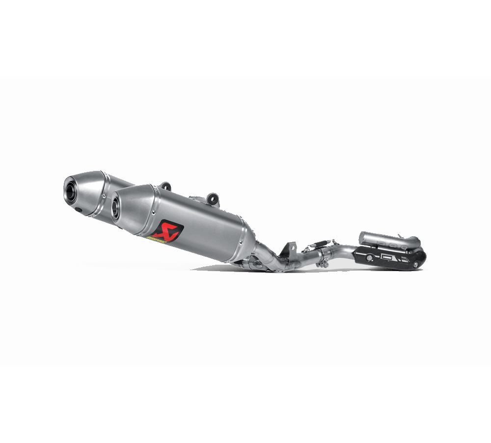 Akrapovic Echappement complète en titane, 112 Db, Double Silencieux, non homologuè pour Honda CRF 250 R