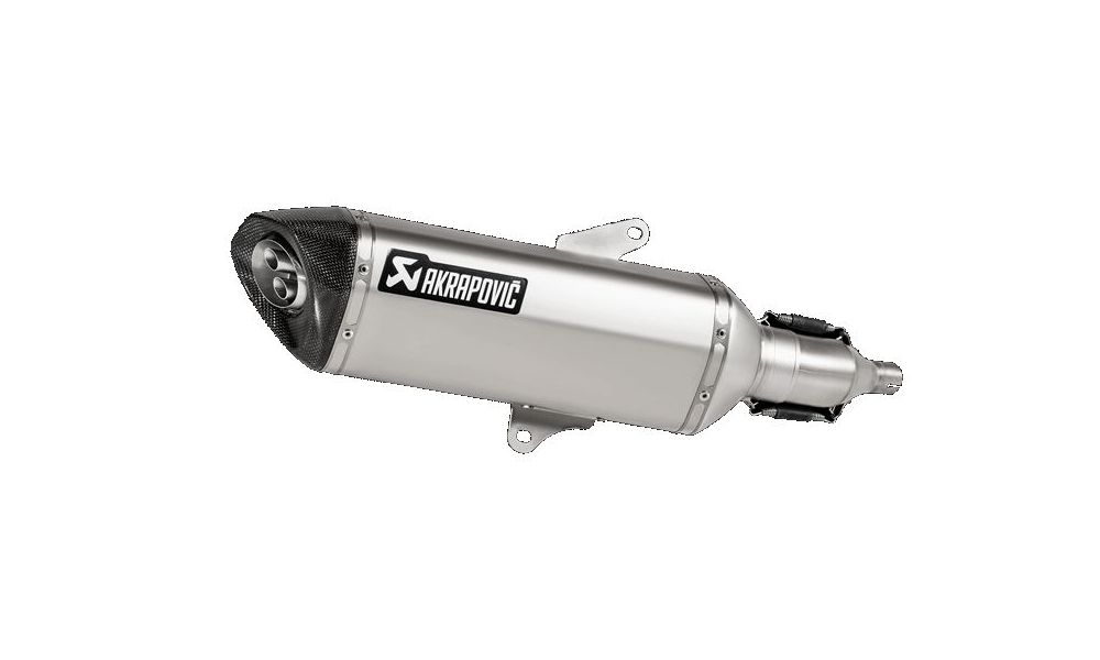 Silencioso de Akrapovic Acero inoxidable homologado para Honda Forza 300