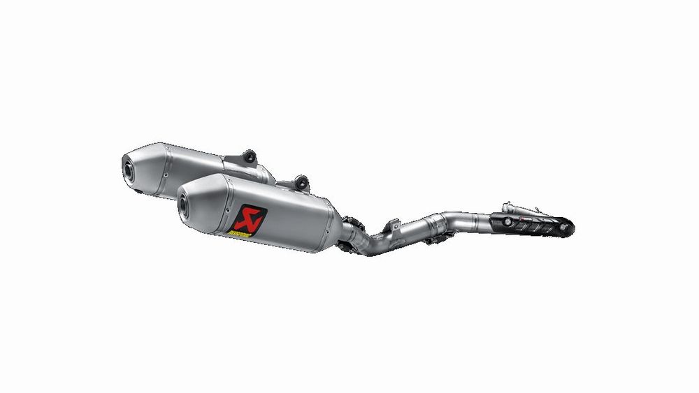 Akrapovic marmitta completa inox 112 db non omologata honda crf 450 r