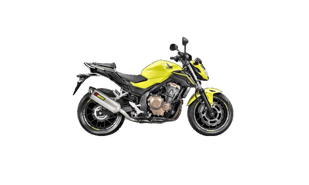 Marmitta omologata akrapovic per honda cb 500 f