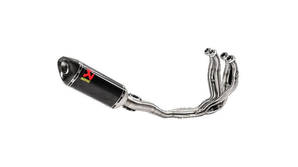 Akrapovic sistema di scarico completo carbonio racing kawasaki zx-6r