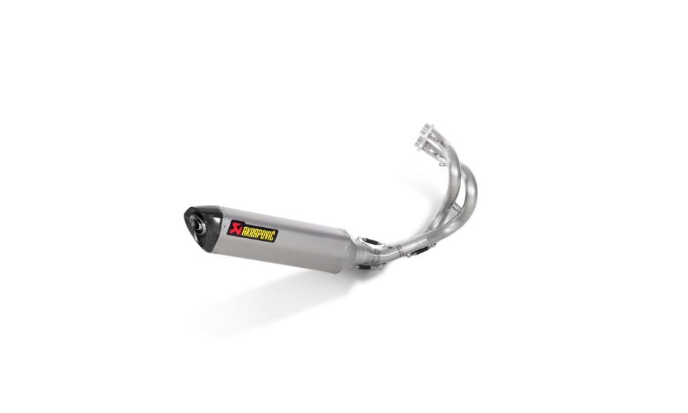 AKRAPOVIC EXHAUST FULL SYSTEM RACING LINE TITANIUM CARBON END CAP KAWASAKI