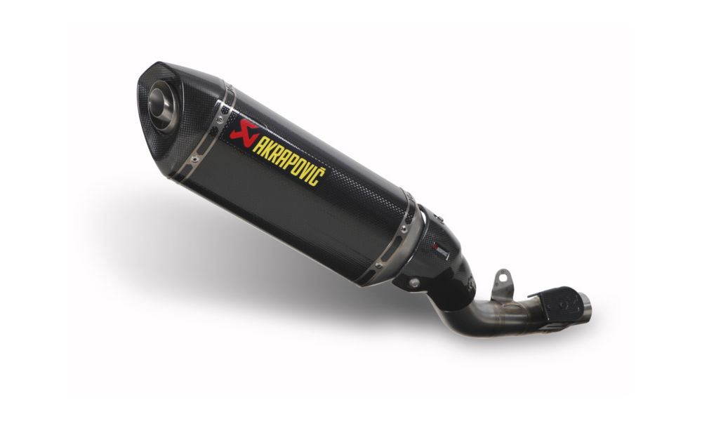 Akrapovic exhaust slip on line carbon approved Kawasaki z 800