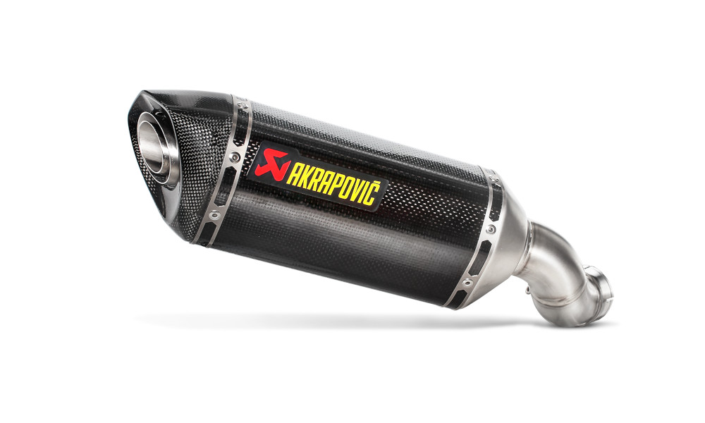 Marmitta akrapovic omologata carbonio kawasaki z 900