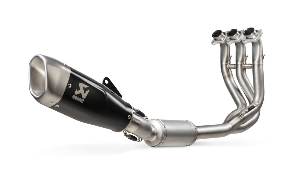Kit di scarico akrapovic per trident 660