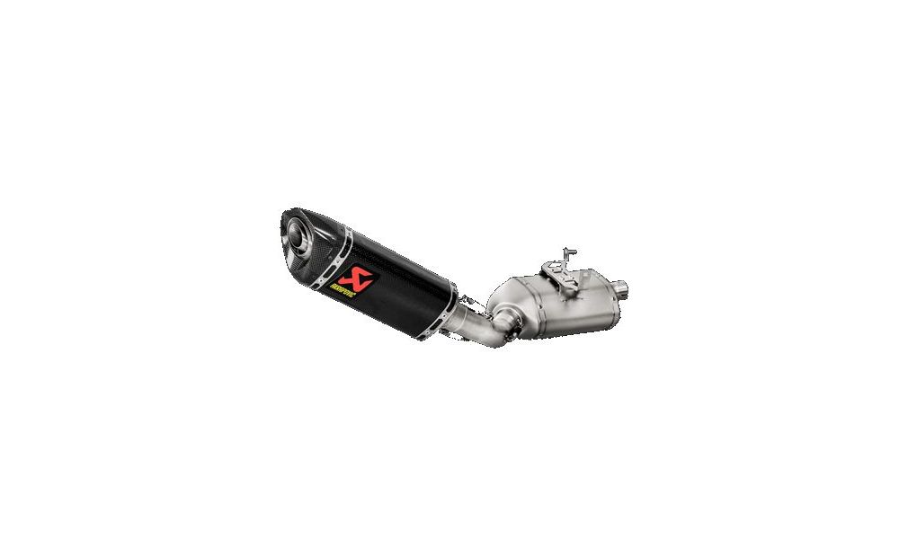 Akrapovic terminale carbonio omologato triumph street triple 765 s/r/rs 