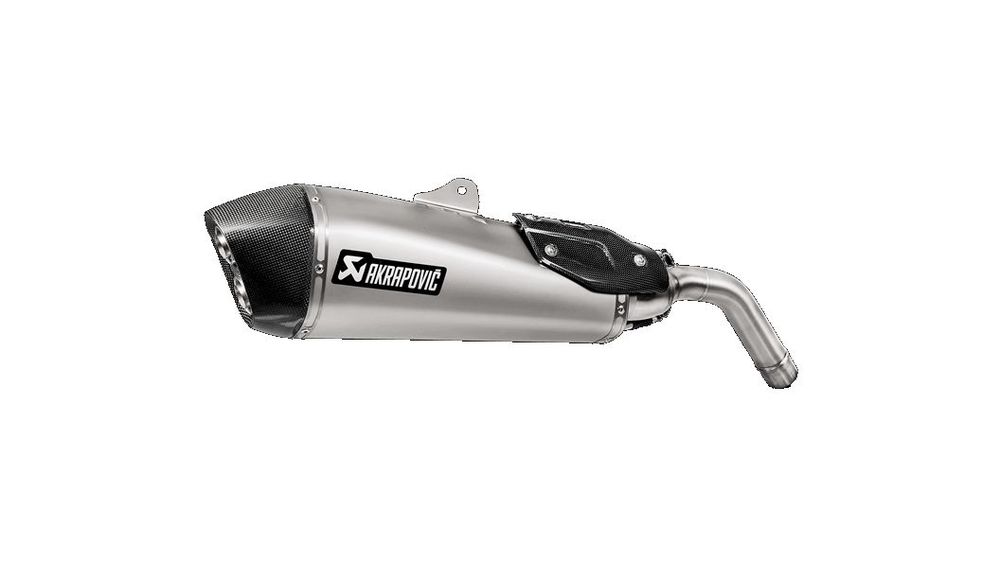 Akrapovic silencieux de titane homologué avec embout de carbone for triumph tiger 800 xc/xr