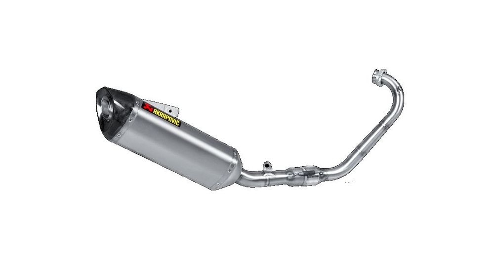 Akrapovic marmitta completa titanio con omologato yamaha yzf-r 125