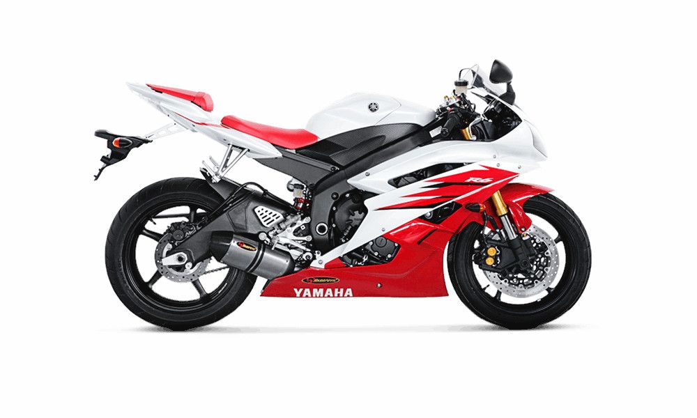 Akrapovic terminale titanio fondello carbonio omologato yamaha yzf-r 6