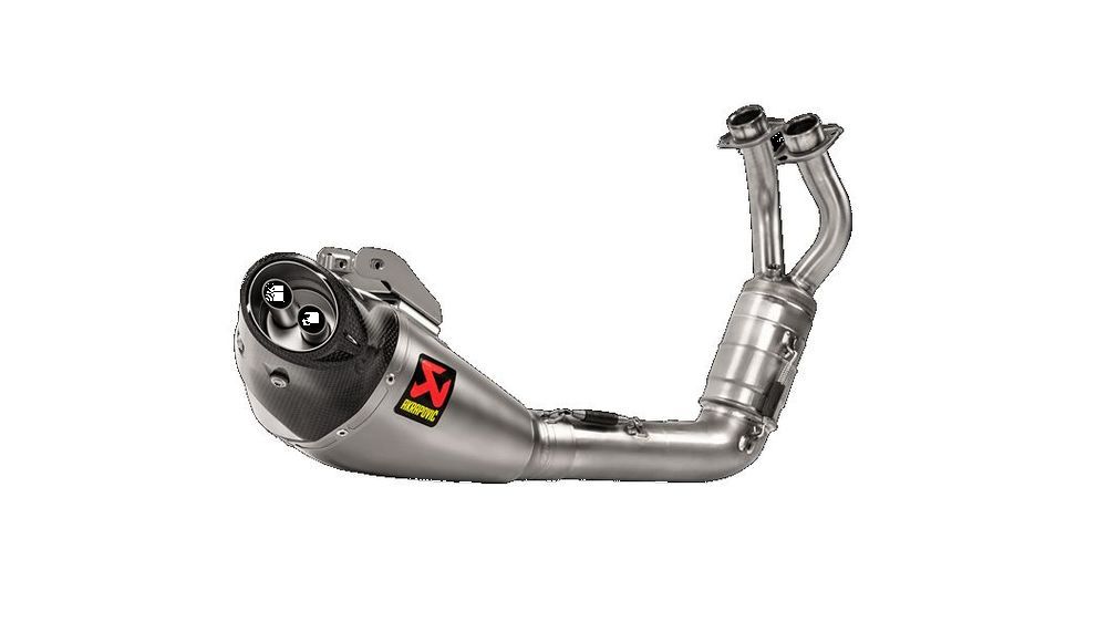Akrapovic sistema scarico completo titanio omologato yamaha tracer 700