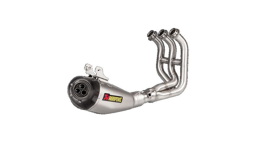 Akrapovic sistema scarico completo titanio collettori inox yamaha niken