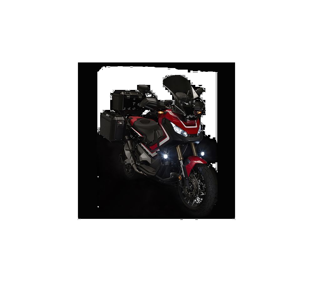 Coppia di proiettori antinebbia led nero color Givi