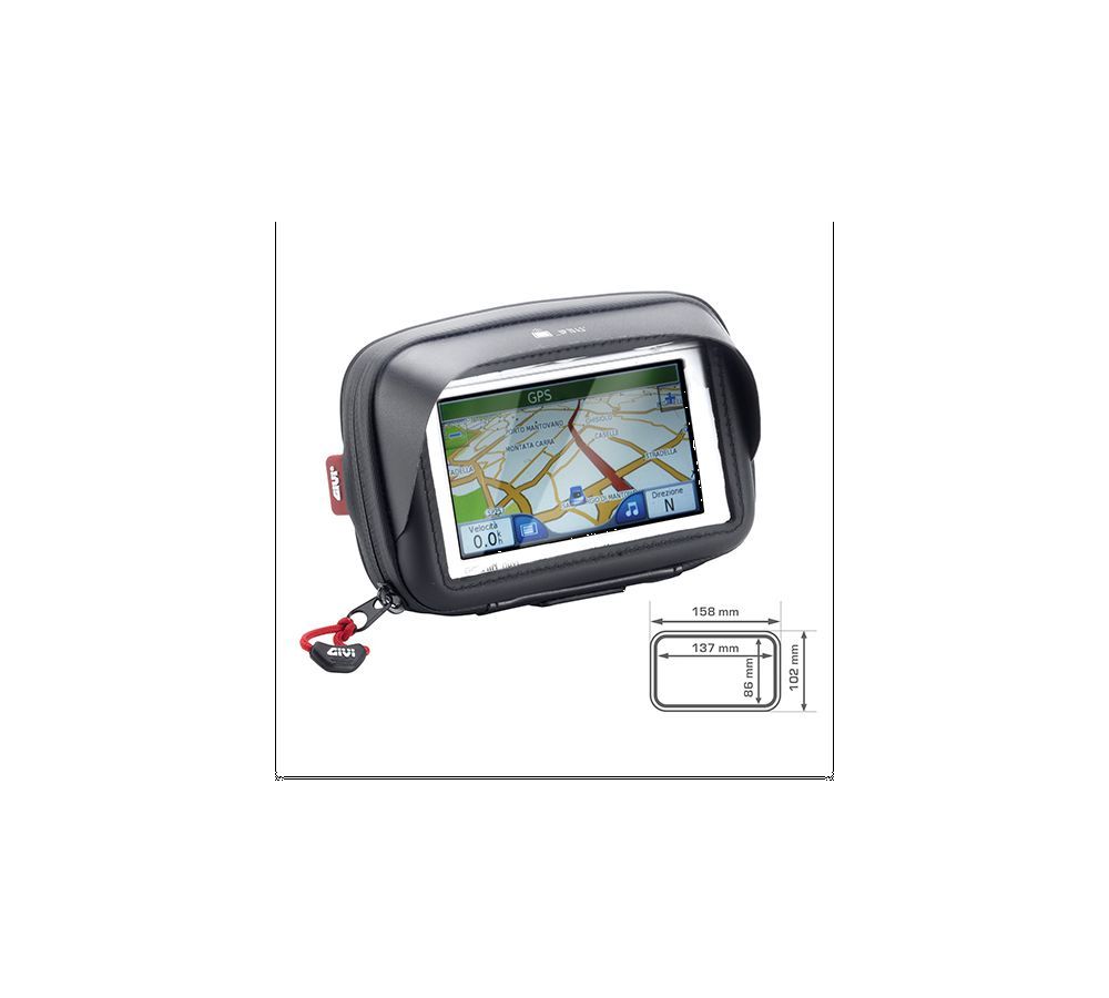 Givi Support univ. GPS - Smartphone. Compatible avec scooter, moto/vélo.