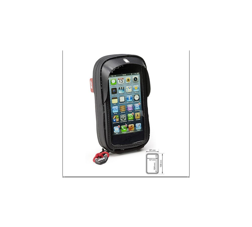 Givi Universal GPS/Smart Phone Halter. Kompatible mit iPhone 5, roller, motorrad und fahrrad.