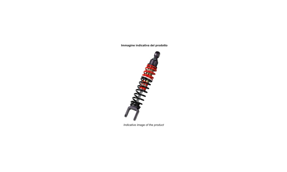 BITUBO MONO SHOCK ABSORBER REAR RED/BLACK COLOR PIAGGIO VESPA LX 
