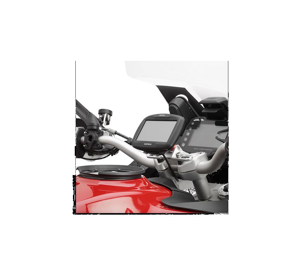 Traversino per l&#39;installazione del gps garmin zumo su S901A Givi