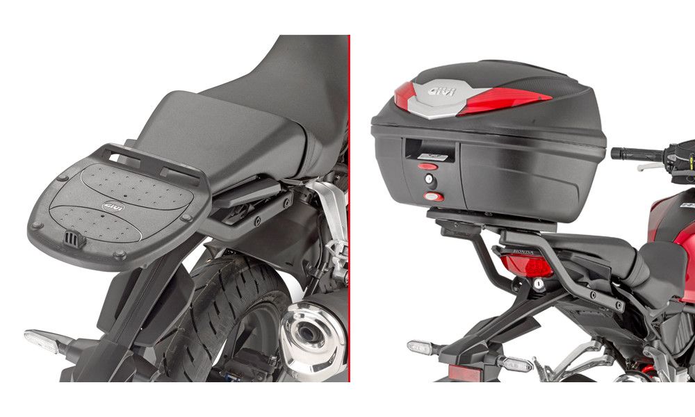Specific rear rack for top case Givi Monolock Honda CB 125 r