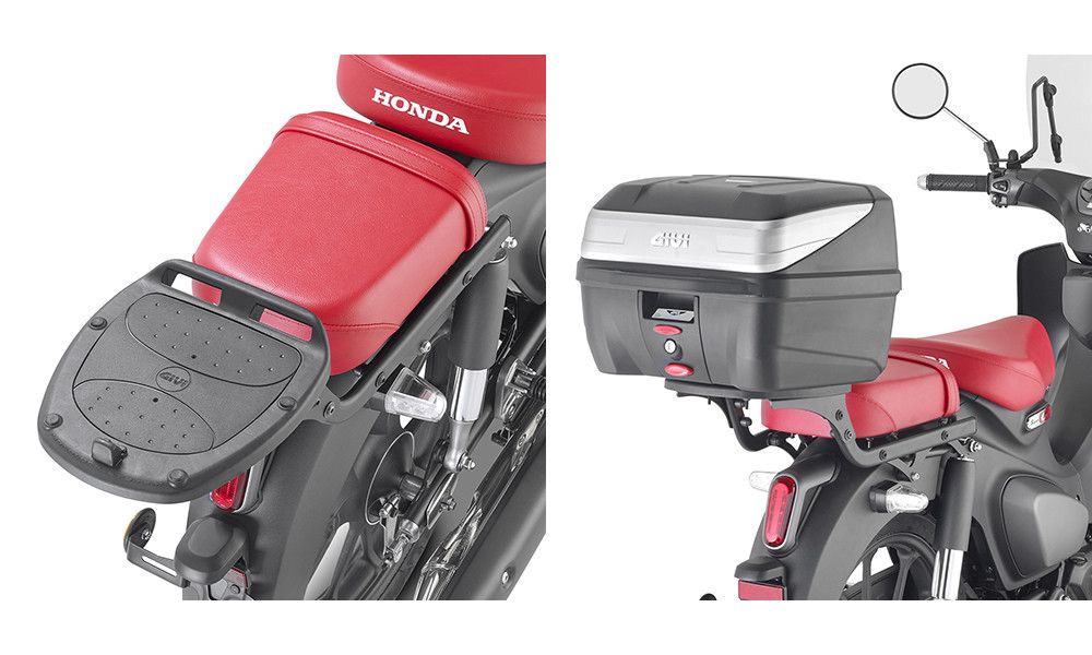 Attacco posteriore per bauletto Givi Monolock Honda super cub c125