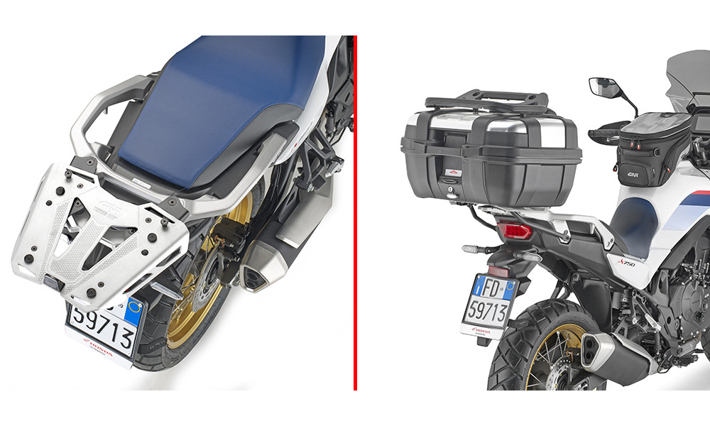 Attacco bauletto Givi per onda XL750 Transalp 