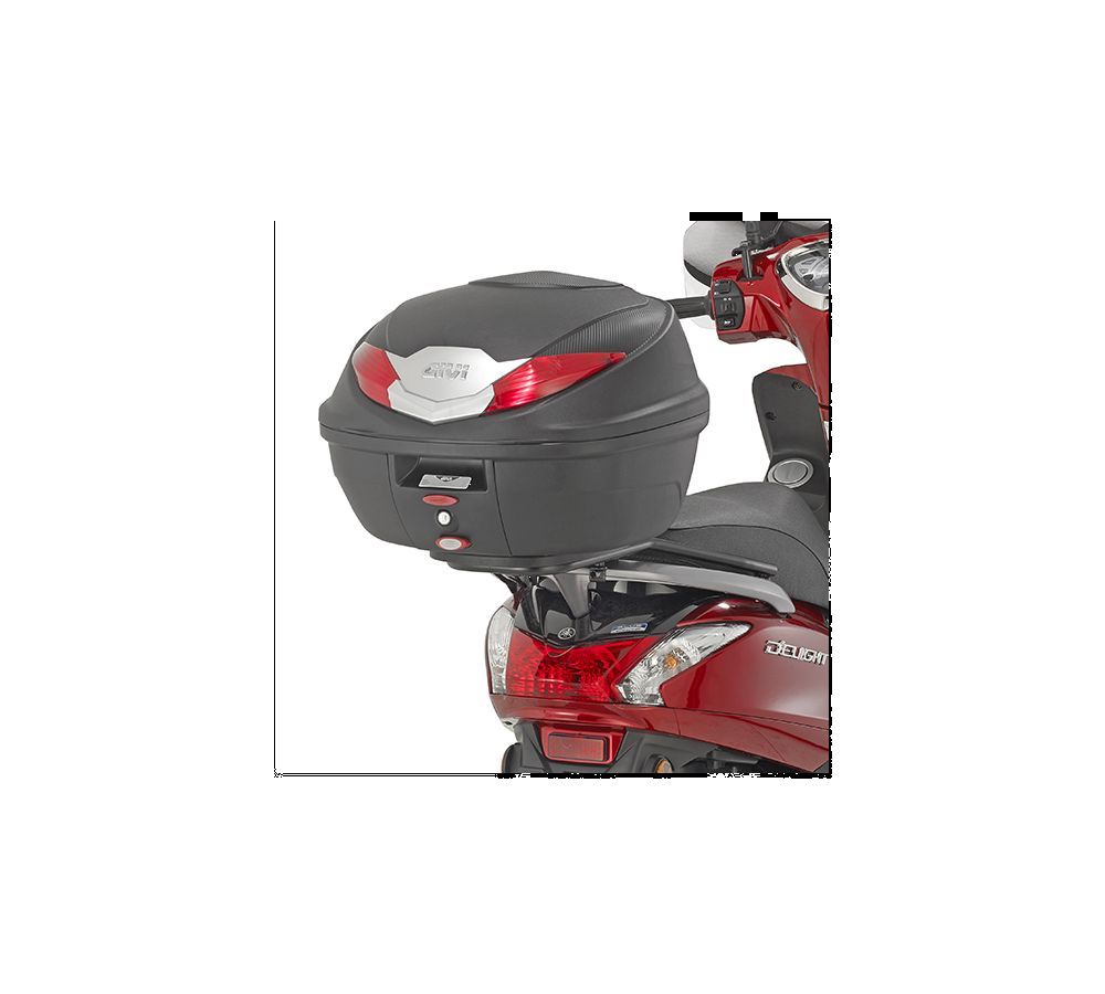 Givi Rear black rack for Monolock top case for Yamaha DelightT 125 